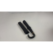 Paraguas abierto automático barato 2 de la manija plástica del tenedor del metal plegable